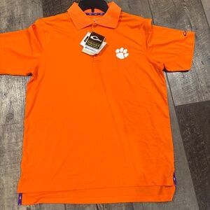 Clemson Polo by Drake Medium (New with Tags)